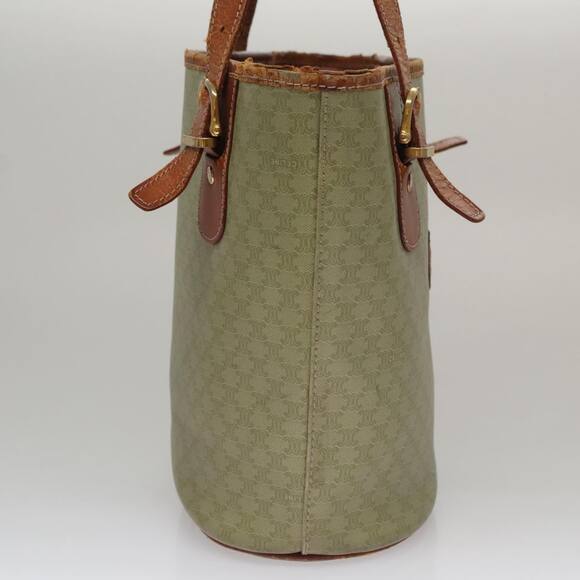 CELINE Macadam Canvas Tote Bag Beige - Picture 4 of 13